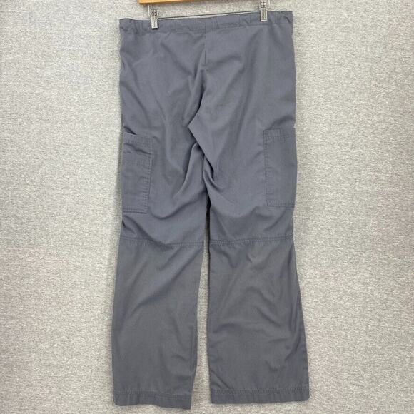 Orange Standard Scrub Bottom Pants Womens Small Gray Nurse Vet Medical Uniform - Picture 3 of 13